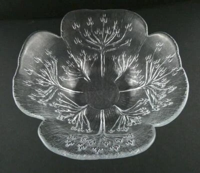 Dansk Floriform 9 pulgadas ensalada tazón vaca perejil planta diseño hecho en Italia Foto 1 de 4