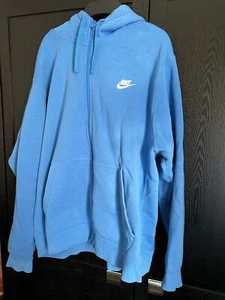 Nike Full Zip Hoodie - Blue - Size XL mens - Extra Large - Sportswear - VGC - Picture 1 of 16