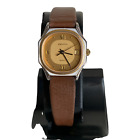 Vintage ZENITH Ladies Quartz Gold Plated Bezel wristwatch 19-0480-197 Rare Swiss