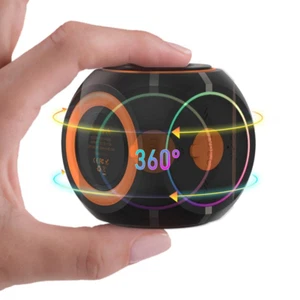 H-808 Mini Bluetooth Lautsprecher mit RGB Beleuchtung - Perfektes Geschenk für Teens & Büro - Bild 1 von 7