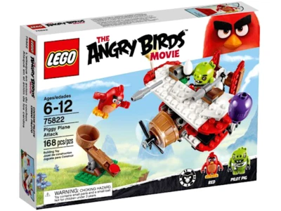 Фильм LEGO Piggy Plane Attack 75822 Angry Bird отличной формы новый из старых запасов РЕДКИЙ! - Изображение 1 из 2