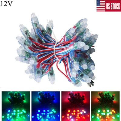 1000pcs 12V WS2811 RGB Full Color Pixels Digital Addressable LED String Lights - Image 1 of 4