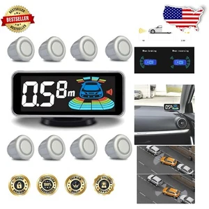 8-Sensor Parktronic System - LCD Distance Display & Sound Alerts for Safe Rev... - Picture 1 of 11