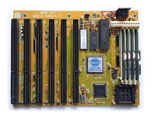 PC Computer Desktop Board 386 PC Chips M396F Am386 SX-40 4MB Retro Vintage Old - Picture 1 of 13