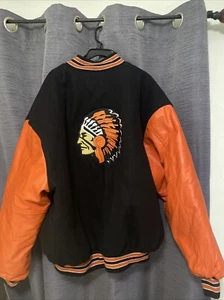 Vintage Carol City Chiefs Varsity Jacke 5XL Wolle Lederärmel - Bild 1 von 8