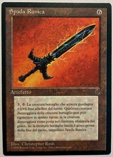 MTG The Dark Italian - Runesword (Spada Runica)