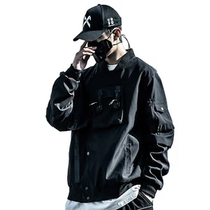 Niepce Herren Shadow Combat Bomberjacke Streetwear Techwear Mantel - Bild 1 von 6