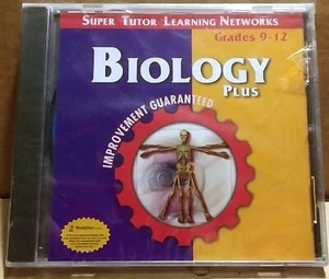 NEW - BIOLOGY PLUS - GRADES 9-12 CD ROM SUPER TUTOR LEARNING NETWORKS  - Picture 1 of 2