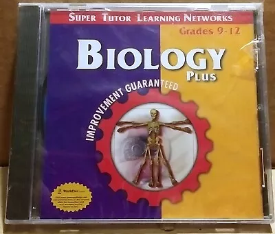 NEW - BIOLOGY PLUS - GRADES 9-12 CD ROM SUPER TUTOR LEARNING NETWORKS  - Image 1 of 2
