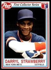 1990 Post Cereal 10 Darryl Strawberry   New York Mets  Baseball Card