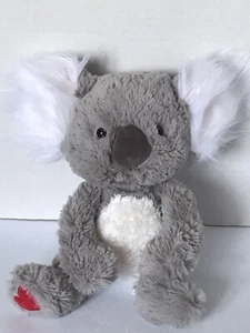 Hallmark 10" Gray White Koala Bear Valentine Heart Plush - Picture 1 of 10