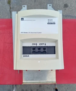 CSI DCX600, DC Battery Disconnect, 600 Amp, P/N C016-201-10 - Picture 1 of 9