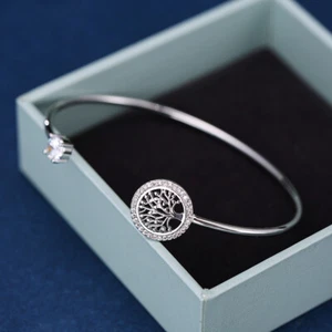 Tree Of Life Bracelet Bangle Birthday Gift For Mum Daughter Sister Wife Friends - Picture 1 of 3