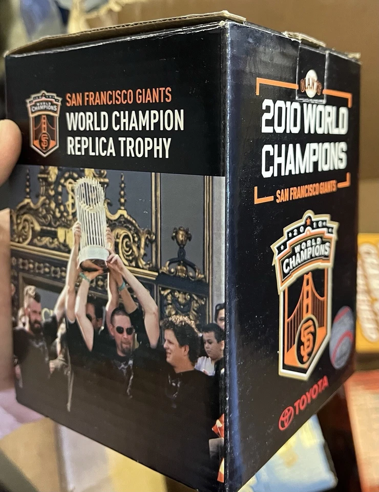 Brand New SF Giants 2010 World Champion  Replica Trophy SGA 4/24/2011 - Image 1 of 3