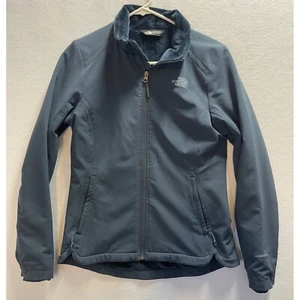 The North Face Windwall Blue Softshell Zip Wind Hiking Jacket Womens Size Small - Picture 1 of 12