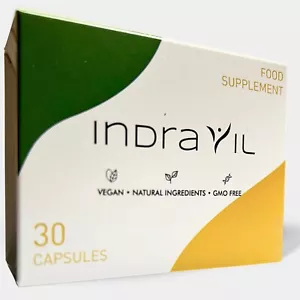 Indravil - 30 Vegan Capsules - Natural Ingredients - 1 Month Supply - Picture 1 of 5