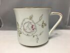 Flat Cup Mug Sweetheart Rose Johann Haviland Coffee Tea Fine Porcelain Vintage 
