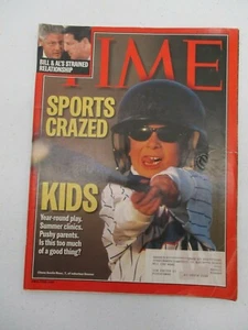 TIME MAGAZINE JULY 12 1999 SPORTS CRAZED KIDS SUMMER CLINICS YEAR ROUND PLAY - Picture 1 of 2