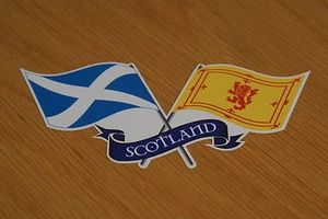 Calcomanía de bandera de Escocia - Imagen 1 de 1