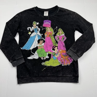 Sudadera Princesa Disney Niñas XL 14/16 Escuadrón Cenicienta Aurora Cuello Redondo Jersey Foto 1 de 4