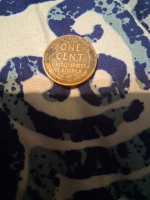 RARE 1944 Wheat Penny EAR Error. No Mint Mark “L” in Liberty Rim Error Cent Coin - Image 1 of 2