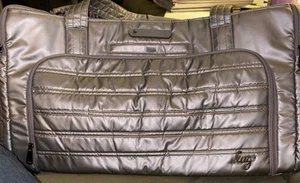 Lug Oversized Weekender Bag - Trolley Duffel - Metallic Pearl - Picture 1 of 5