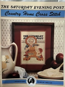 The Saturday Evening Post Cross Stitch Chart Country Home Grandma's Kitchen - Picture 1 of 4
