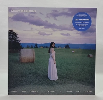 ✨️Lizzy McAlpine Spring Into Summer Pushing It Down UO 7" Vinyl 🆕️✅️SHIPS NOW - Image 1 of 4