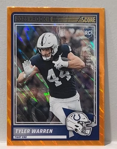 Tyler Warren Lava Orange 648/799 (RC) Card #21 Rookie 2025 Score  - Picture 1 of 8