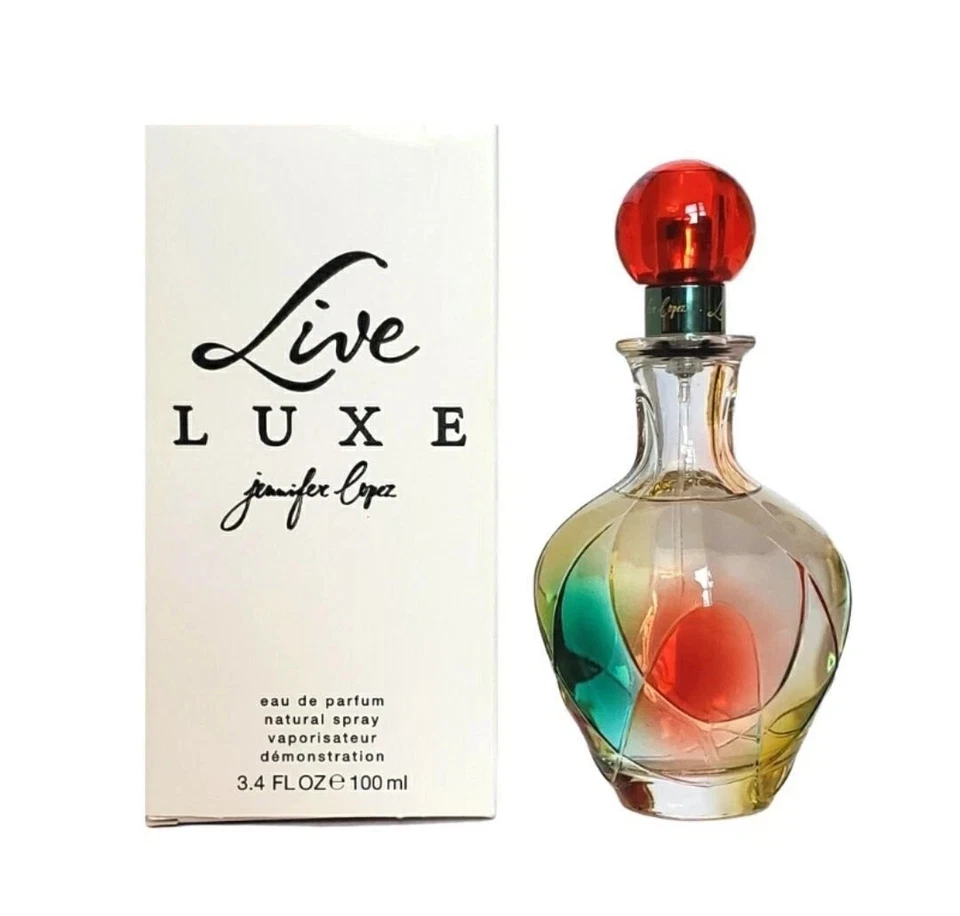 J/Lo Live Luxe Jennifer Lopez Mujeres 3.4 OZ 100 ml Eau de Parfum Spray Probador Tapa Foto 1 de 1