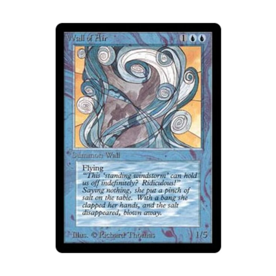 WOTC MtG Beta Wall of Air (U) VG - Image 1 of 1