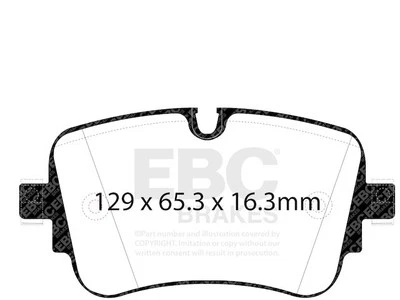 Rear Brake Pad Set For 2017-2023 Audi Q7 2018 2019 2020 2021 2022 ZV938BJ Foto 1 de 4