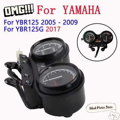 Odometer Speedometer Instrument Cluster for Yamaha YBR125 YB125 2005–2009 - Image 1 of 4