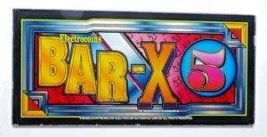 Home bar Decorative Fruit Machine glass panel- BAR-X 5- 46cm x 22cm- listing 1 - Picture 1 of 9
