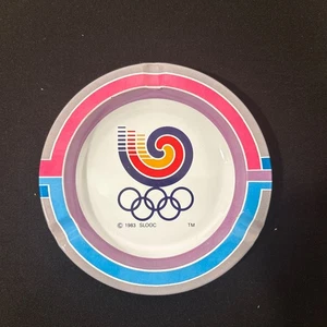 1988 Seoul Olympics Ashtray Olympic Games Metal Vintage Collector from Japan - Picture 1 of 6