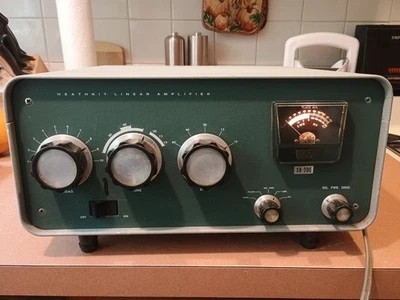 Heath Radio Amplifier Used Model SB-200 Power On Untested - Image 1 of 4