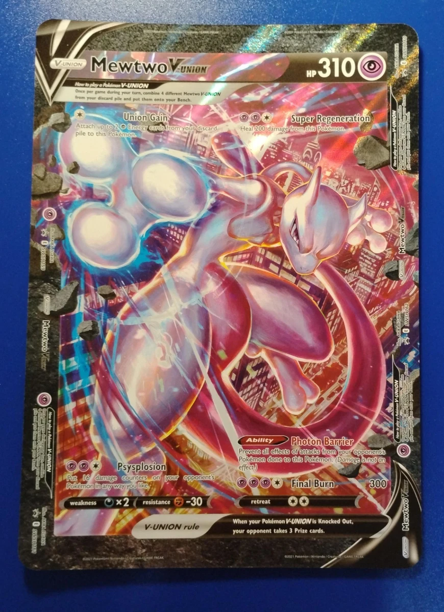 Mewtwo V-Union Pokémon TCG Collectible Card Games & Accessories