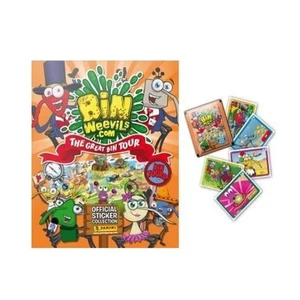 5 Packs: Panini Bin Weevils Sticker Collection (Orange) - The Great Bin Tour - Picture 1 of 1
