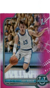 2021-22 Bowman University #54 Joey Baker Pink Free S&H!! - Picture 1 of 2