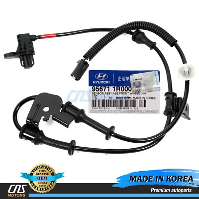 ✅GENUINE✅ ABS Wheel Speed Sensor FRONT RIGHT for 12-17 Hyundai Accent 956711R000 Foto 1 de 3