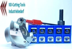 10x SEET 12T3-AL K10 ( Typ R245-12T3.. ) 1x 45° Planfräser EM45-D50-Z=4- A22 - Picture 1 of 2