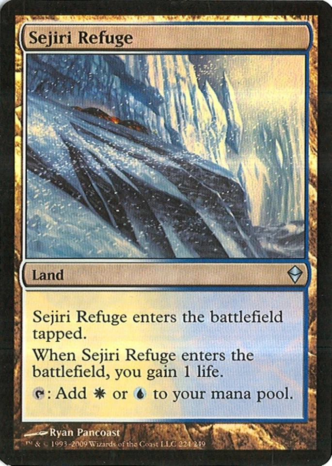 MTG - Zendikar - Sejiri Refuge - Foil - NM+ - Image 1 of 1