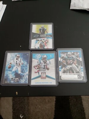 Cam Newton Lot (4 Card Lot) Donruss Elite Topps Fire 2015 2011 2014 MINT - Image 1 of 4