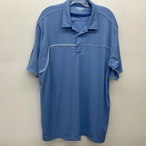 Men's XL PING Golf Polo Pullover Sensor Cool Shirt Light Blue Button Up Active - Picture 1 of 6