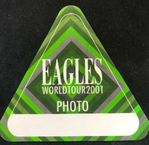 EAGLES SATIN Backstage Pass. " PHOTO " 4 colors to choose from - Picture 1 of 4