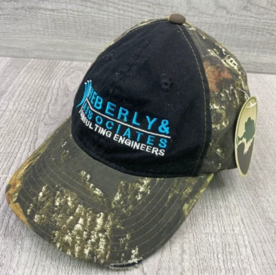 Gorra de béisbol ajustable Heberly & Associates Consulting Engineers camuflada nueva con etiquetas Foto 1 de 4