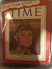 Vintage Time Magazine ELECTION ISSUE November 1944 General Stilwell