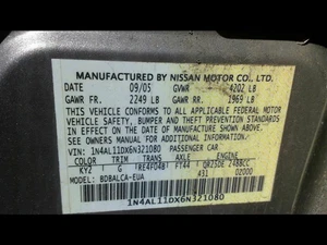 Temperature Control With AC Manual Control Fits 05-06 ALTIMA 8435502 - Picture 1 of 9