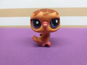 Littlest Pet Shop~#2516~Paloma~Naranja Rosa Blanco~Cobre Brillo~Ojos de Punto Púrpura - Imagen 1 de 5