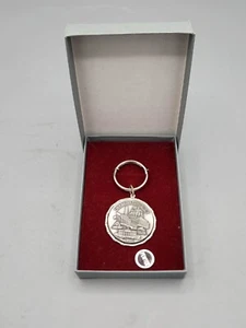 Washington DC Pewter Keychain New - Picture 1 of 4